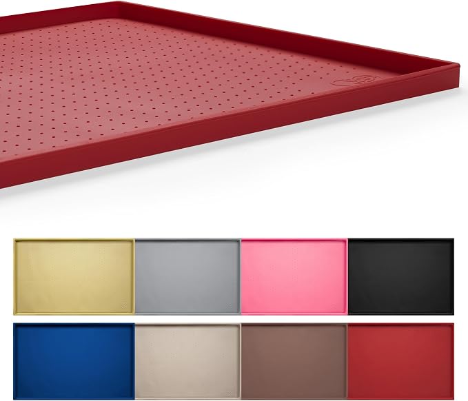 Hubulk Dog Feeding Mat, 100% Waterproof BPA Free Silicone Pet Food and Water by Hubulk