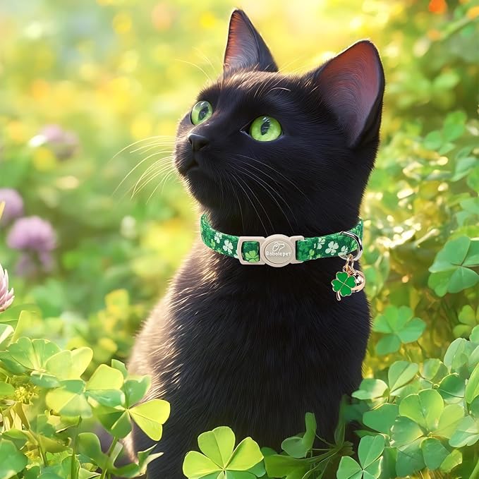 2 Pack St. Patrick’s Day Cat Collars - Image 6