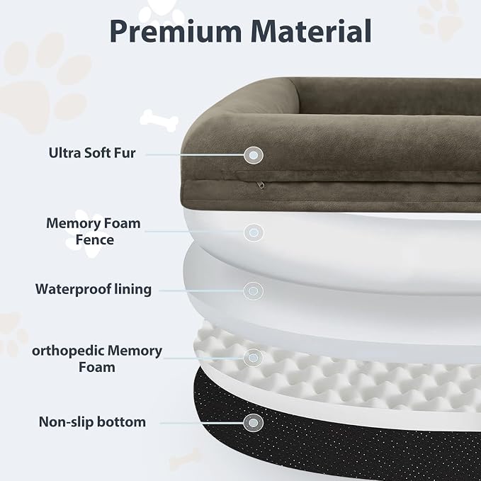 WNPETHOME Human Dog Bed for Adult, Washable Dog Couch - Image 2