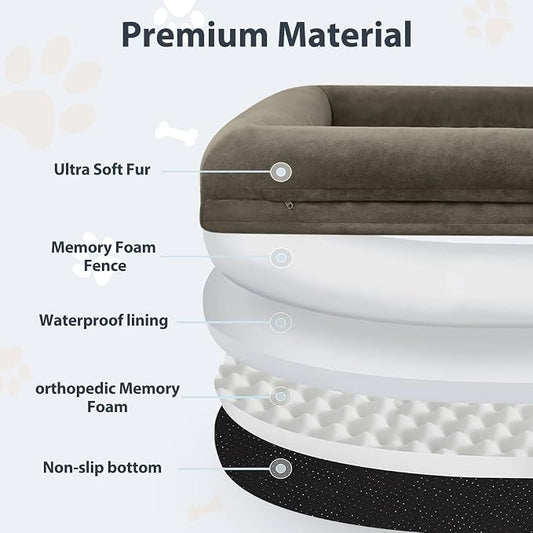 WNPETHOME Human Dog Bed for Adult, Washable Dog Couch - Image 2
