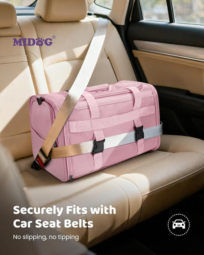 MIDOG Cat Carrier Soft for Small to Medium-Sized Cats, TSA Airline Approved - Image 6