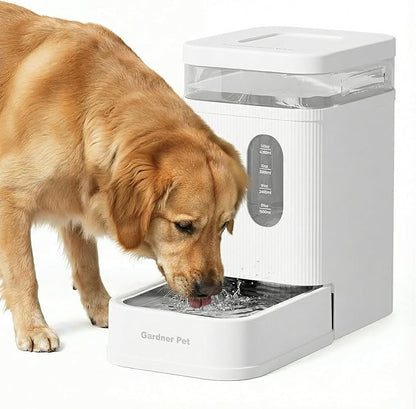 Gardner Pet 1.7 Gallon Automatic Dog Water Bowl Dispenser 6.5L Gravity Water by GardnerPet