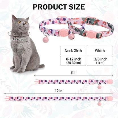 Breakaway Cat Collars for Girl Boy Cats, Spring Summer All Weather Cat Collar - Image 2