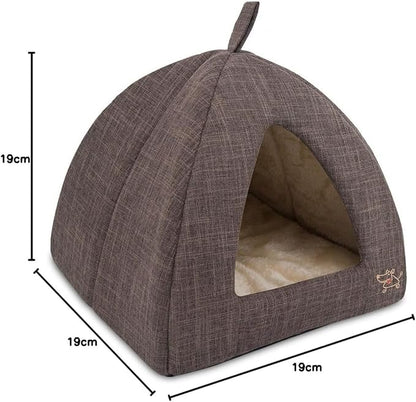 Best Pet Supplies Dog House Bed Crate Mat Tent Indoor Round Soft Plush - Image 7