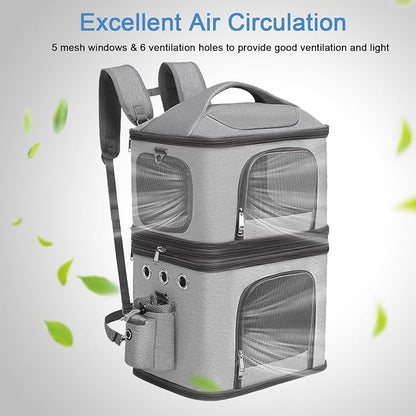 Detachable Double Pet Carrier Backpack - Image 5