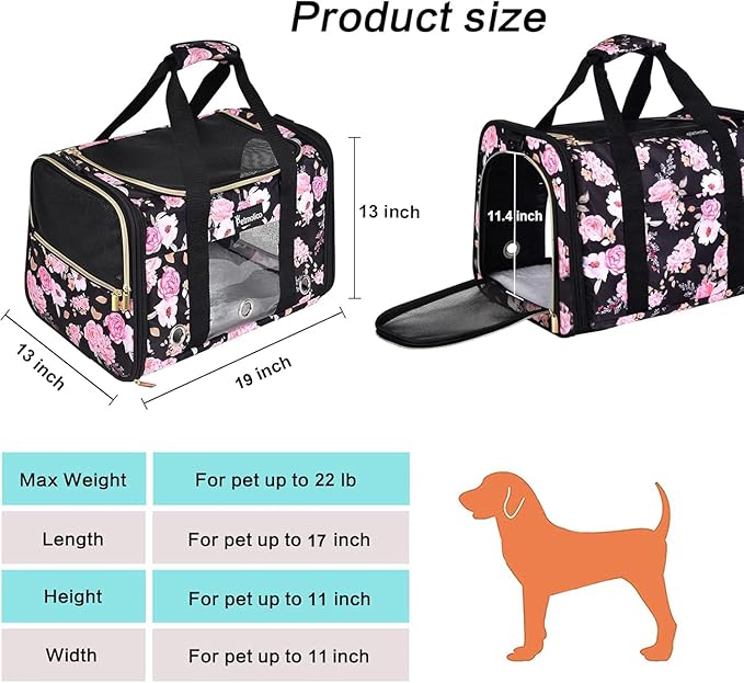 Petmolico Cat Carrier Soft-Sided Pet Bag - Image 6
