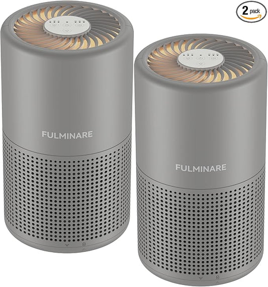 FULMINARE Air Purifiers for Home H13 True HEPA Air Filter Quiet Air Cleaner by PureAirPowerfulSound