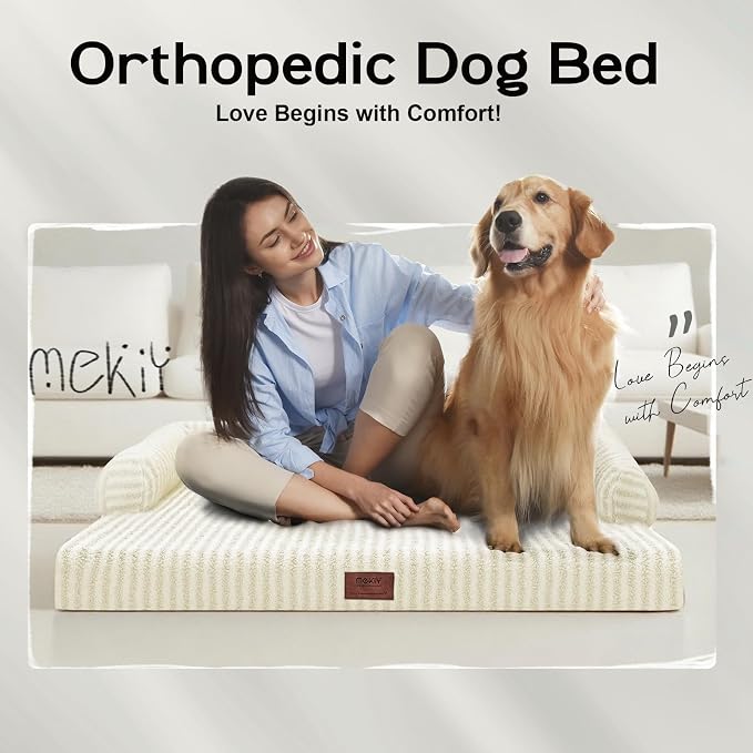 Dog Beds Large Size Dog, Waterproof Memory Foam Large Dogs Bed - Image 8