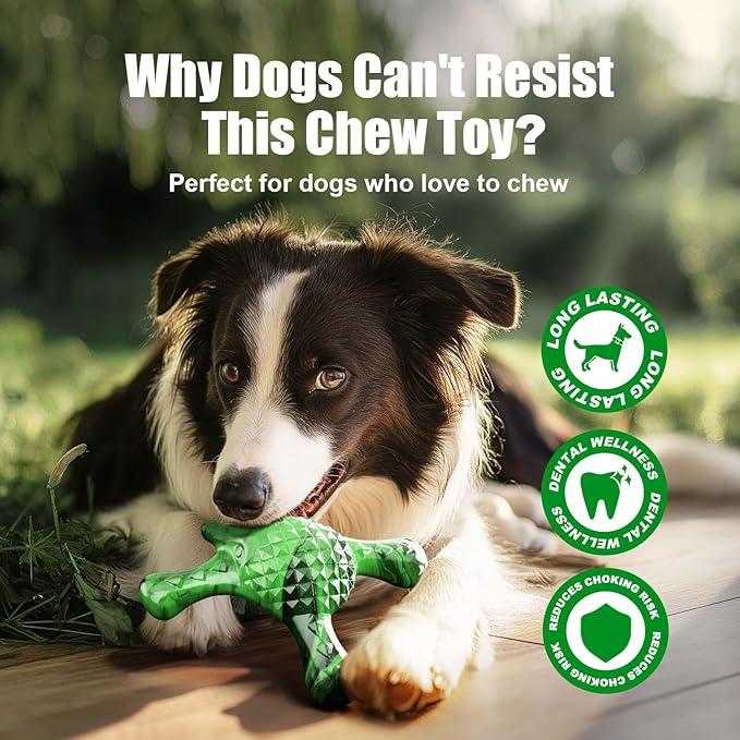 Dog Toys for Aggressive Chewers, Nylon Indestructible Dog Toy for Medium Large - Image 2