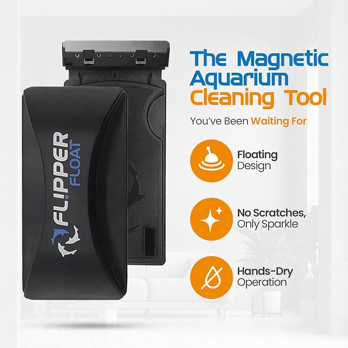 FLIPPER Float Standard Magnetic Aquarium Cleaner – 2-in-1 Flip Scrubber and - Image 7