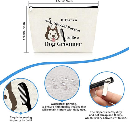 Dog Groomer Gift Makeup Bag Pet Grooming Gifts Cosmetic Bag Dogs Hairdresser - Image 2