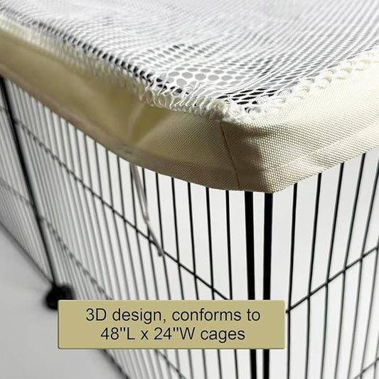 48x24 Cage Cover, Ventilated Mesh Top - Image 2