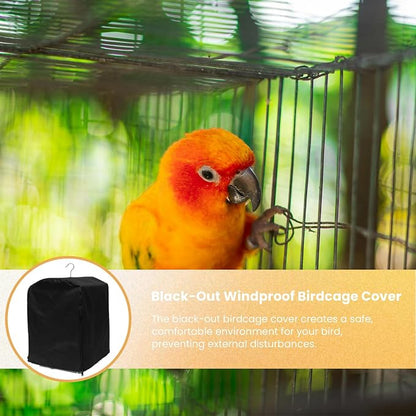 Bird Cage Cover for Night, Bird Cage Cover Shield, Good Night Windproof - Image 4
