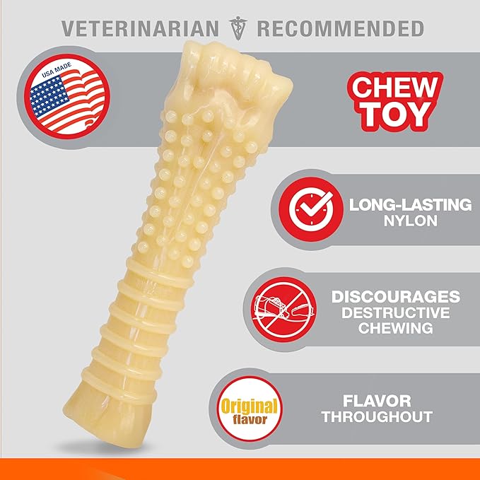 Nylabone Textured Knuckle Bone Power Chew Toy - Image 2