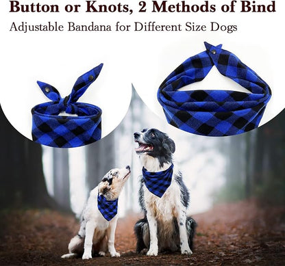 Birthday Plaid Dog Bandana - Image 2