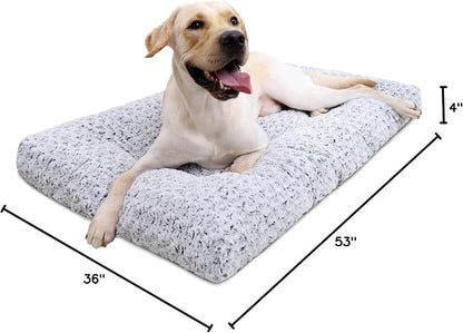 KSIIA Washable Dog Bed Deluxe Plush Dog Crate Beds Comfy Kennel Pad Anti-Slip - Image 7