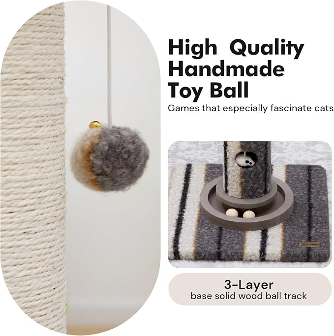34inches Cat Scratching Post Sisal Cat Scratcher - Image 6