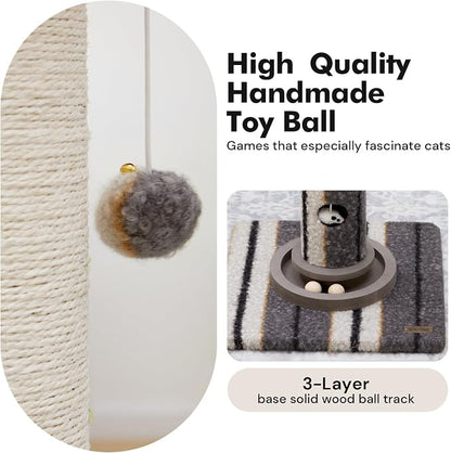 34inches Cat Scratching Post Sisal Cat Scratcher - Image 6