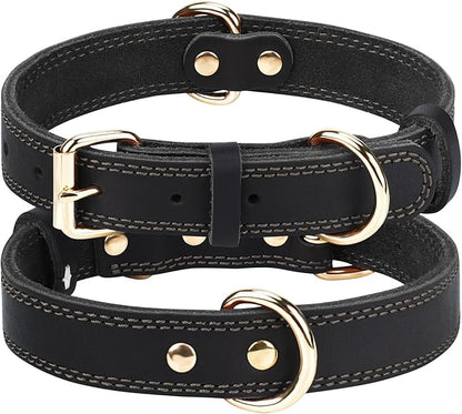 Joytale Genuine Leather Dog Collar by Joytale