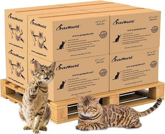 PETSWORLD Multi Cat Pad Refills by PETSWORLDsupplyforpets