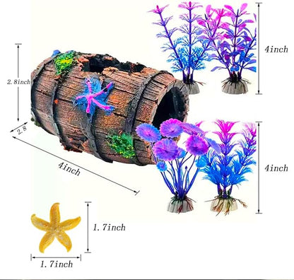 Fish Tank Decoration for Aquarium Tank, Betta Fish Tank Accessories Starfish - Image 6