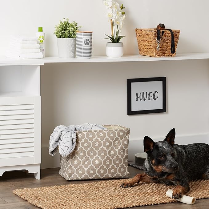 Bone Dry 6192 Pet Storage Collection Lattice Paw Print, Medium Rectangle - Image 5