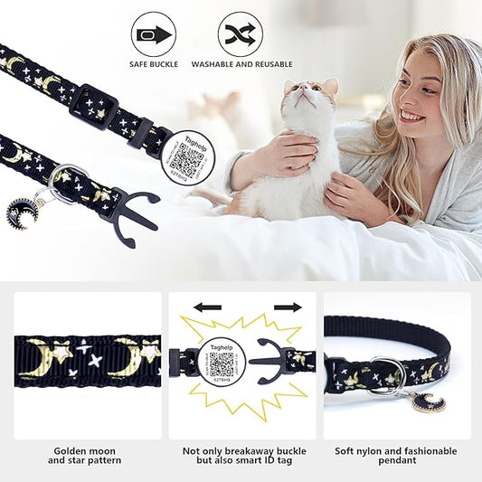 3 Pack Airtag Cat Collar, Breakaway Cat Airtag Collar - Image 2