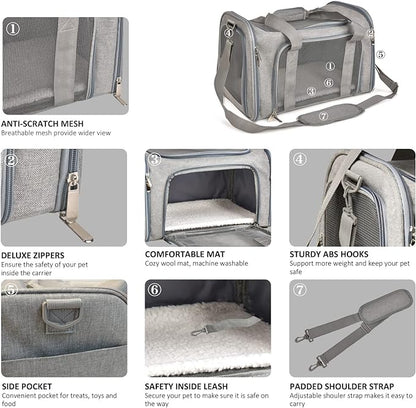 Henkelion Cat Carriers Dog Carrier Pet Carrier - Image 3