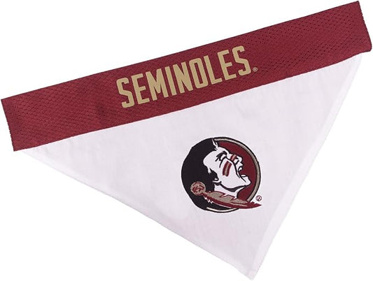 Pets First Collegiate Pet Accessories, Reversible Bandana, Florida State by PETSFIRST