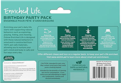 Oxbow Enriched Life Birthday Party Pack, Rabbit & Guinea Pig Toys, Enrichment - Image 3