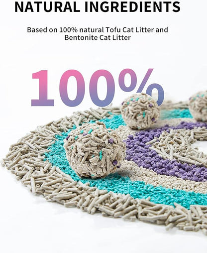 PETKIT Mixed Cat Litter Fast Clumping, Ultra Absorbent, 100% Natural - Image 7
