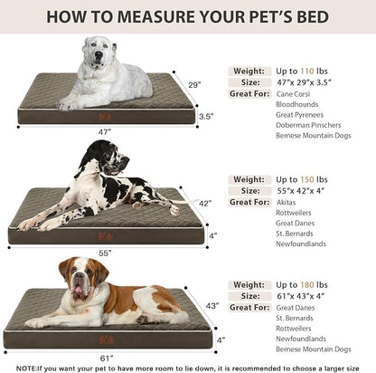 WNPETHOME Orthopedic Giant Dog Beds Large Sized Dog, Waterproof Extra Large - Image 5