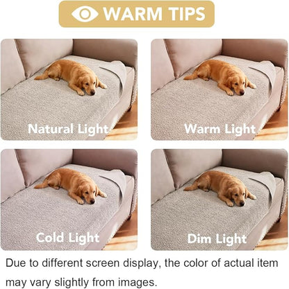 H.VERSAILTEX Non Slip Pet Couch Cover Chenille Dog Bed Protector Thick Soft - Image 7