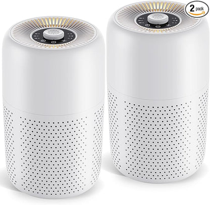 2 Pack YARIKI Air Purifiers for Bedroom Home by YARIKI