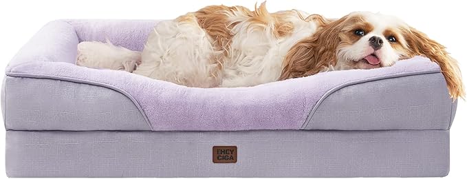 EHEYCIGA Orthopedic Dog Bed for Large Sized Dog, Waterproof Liner & Washable by EHEYCIGA