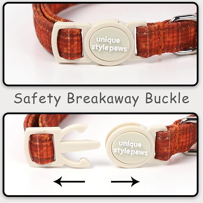 Unique style paws 2 Pack Autumn Halloween Kitten Collar Breakaway - Image 4
