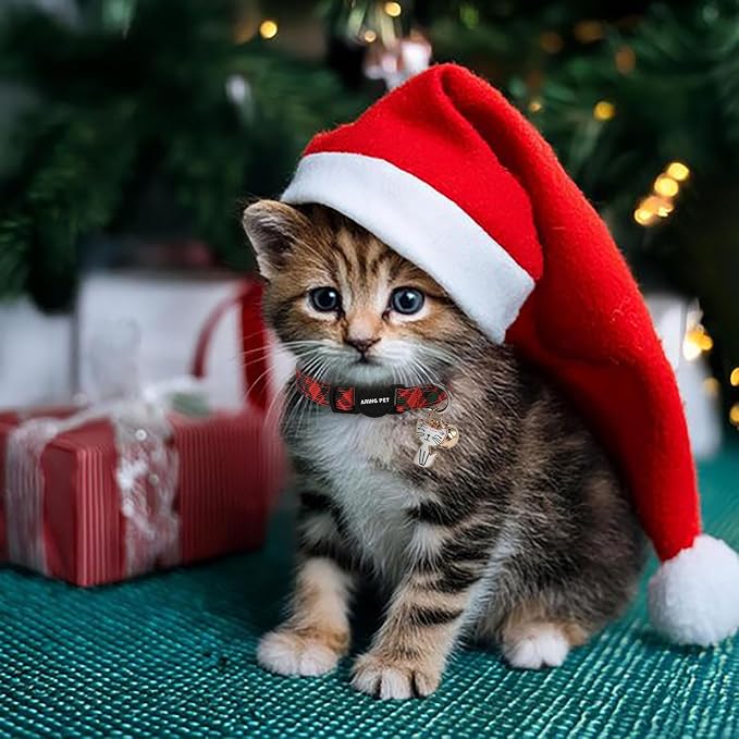 ARING PET 2 Pack Christmas Cat Collars-Cute Cat Collar Breakaway - Image 4
