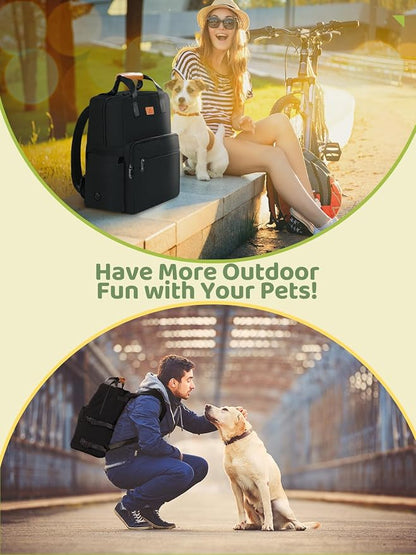 Dog Travel Bag All-in-One Set: DELOMO 25L Airline Approved Dog Travel Backpack - Image 7