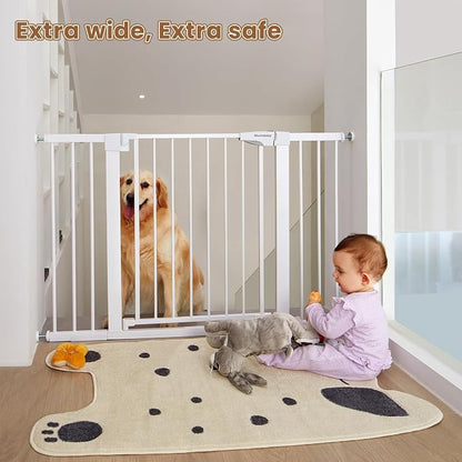 Mumeasy Baby Gate Extra Wide, 29.5"- 51.5" Pressure Mounted Dog Gate - Image 7