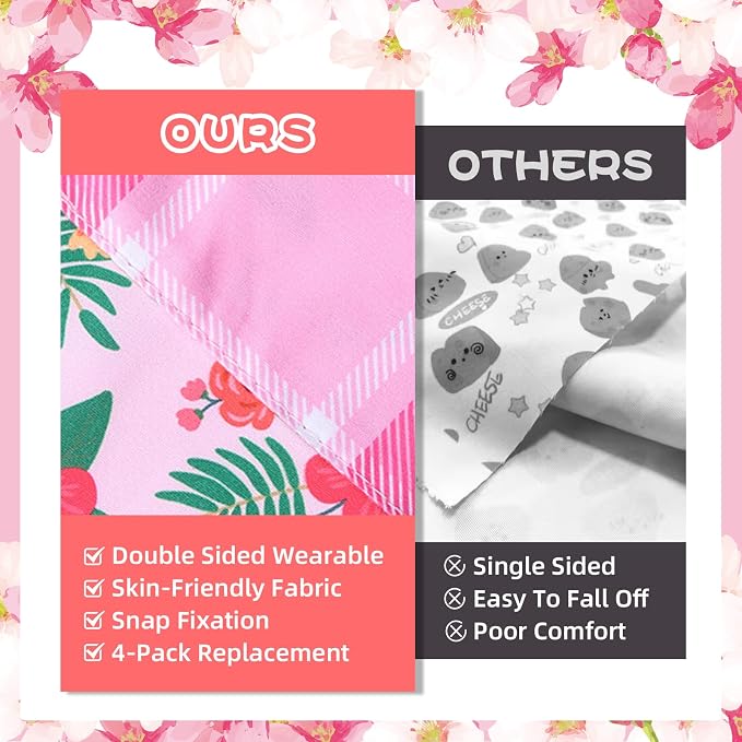 PAWCHIE Spring Dog Bandanas Small Reversible Styles Pet Triangle Scarf Bibs - Image 5