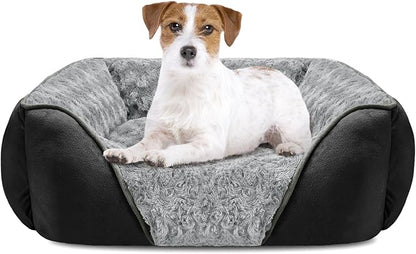 INVENHO Medium Dog Bed Rectangle Washable Orthopedic Soft Calming Sleeping Pet by INVENHO