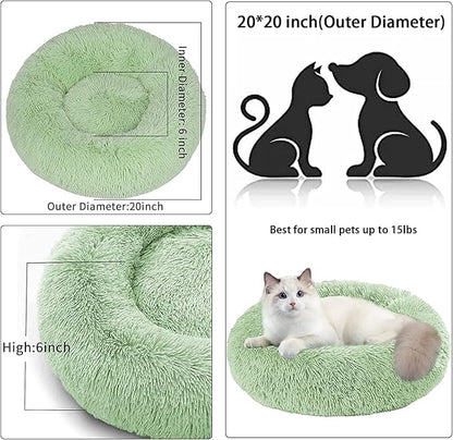 Nisrada Dog Bed for Small Medium Large Dogs Cats, 20 inch Calming - Image 5