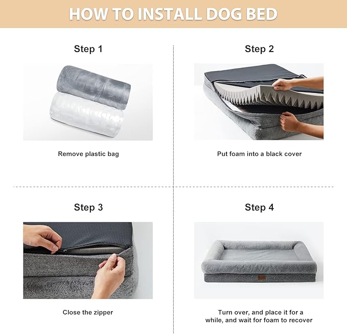 BFPETHOME XL Extra Orthopedic Dog Bed - Image 7