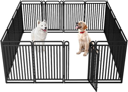 New Thickened Version Dog Playpen, 43 Inch Dog Fences by XDPET