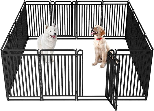 New Thickened Version Dog Playpen, 43 Inch Dog Fences by XDPET