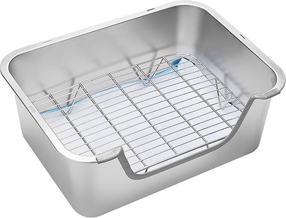Stainless Steel Sifting Litter Box - Image 3