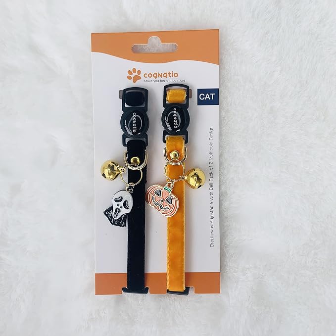 Safety Quick Release Cat Collars, Double Velvet - Image 2