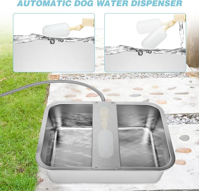 3 Gallon Automatic Dog Water Dispenser, Large Dog Water Bowl Dispenser - Image 5