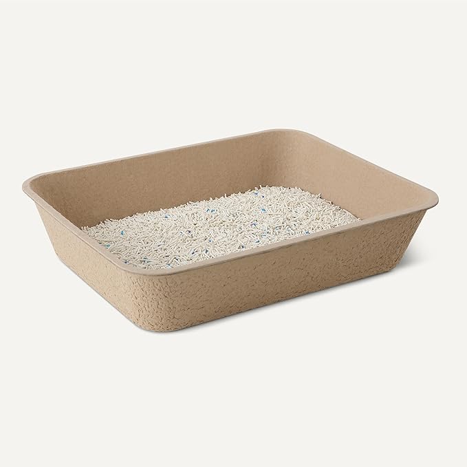 Amazon Basics Disposable Cat Litter Box, Travel & Home, Large 14.4"x18.1" - Image 3