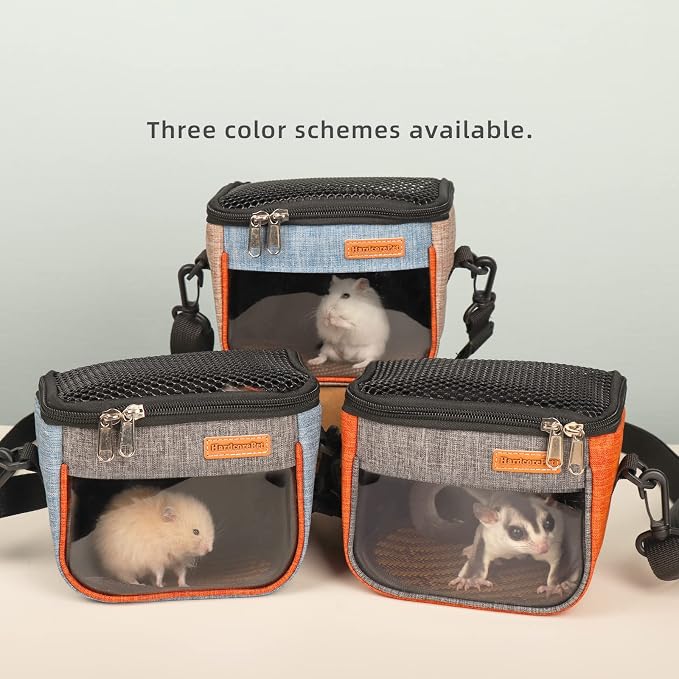 Sugar Glider Carrier Bag, Transparent Breathable Travel Bag - Image 5